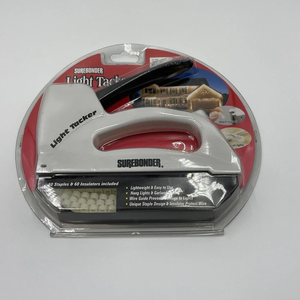 Christmas Light Tacker Surebonder Hangs 200ft‎